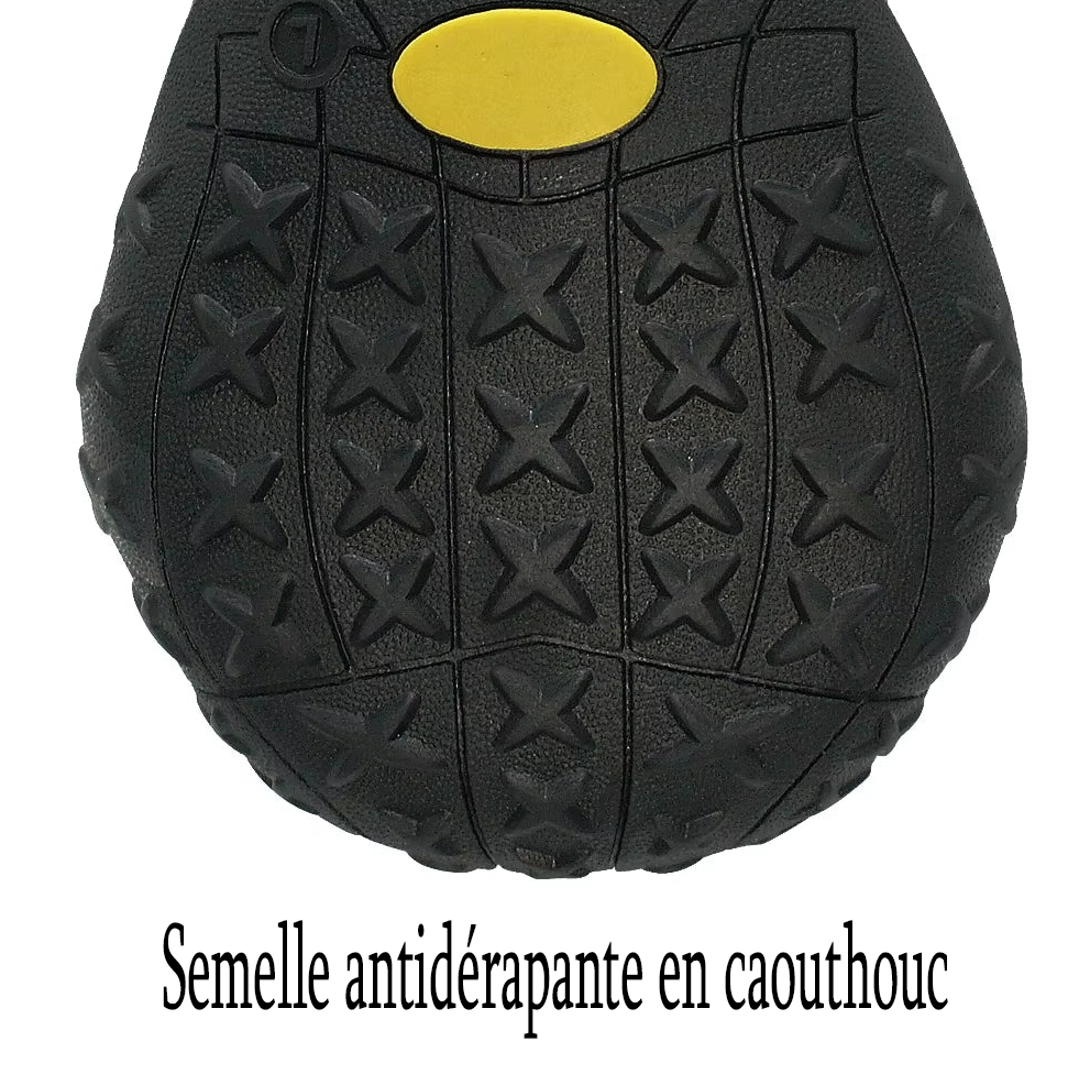 Lot de 4 chaussures pour chien : bottines réfléchissantes et imperméables, chaudes (neige/pluie), antidérapantes